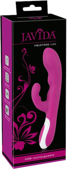 Javida Heating Vibe Δονητής Rabbit 22cm Lilac