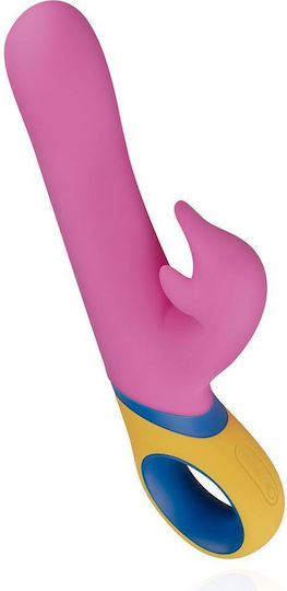 BigBuy PMV20 Copy Dolphin Mini Δονητής Rabbit 3.5cm Pink