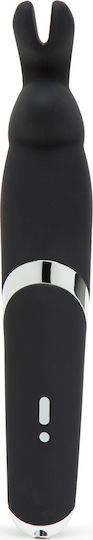 Happy Rabbit Wand Vibrator Mini Δονητής Μασάζ 26.7cm Black