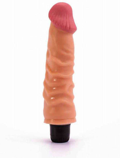 Lovetoy Real Feel Deep Veined Realistic Lifelike Vibrator Ρεαλιστικός Δονητής 20.3cm Flesh