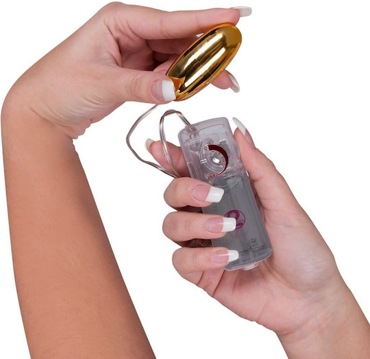 You2Toys Golden Star Multispeed Vibrating Egg Vibrator Egg 6cm Gold