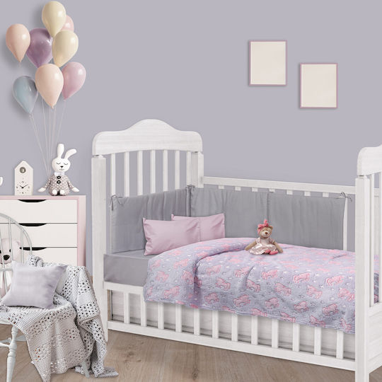 Das Home Decke Kinderbett 4833 Vlies Rosa 110x150cm