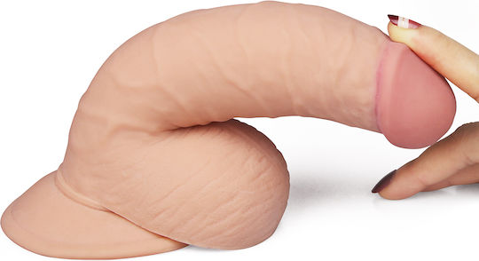 Lovetoy The Ultra Soft Dude Realistic Vibrator 18cm Flesh