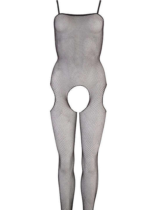 Cottelli Collection Net Catsuit Ολόσωμο Καλσόν Διχτυωτό Black