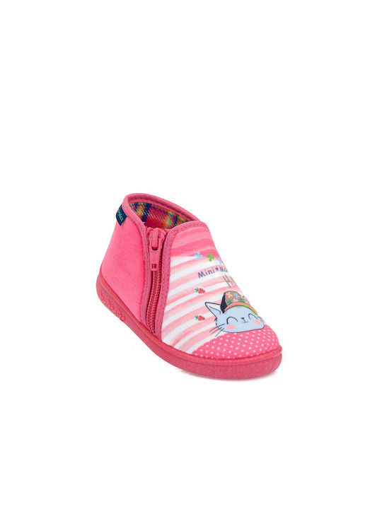 Mini Max Anatomic Kids Slipper Ankle Boot Fuchsia G-Strob