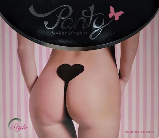 Panty No-Line Strapless Black