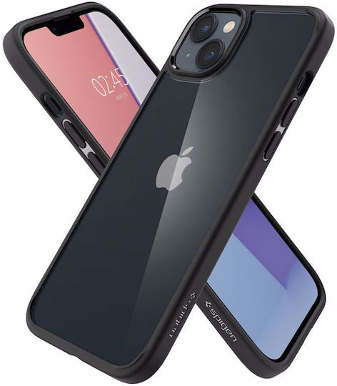 Spigen Ultra Hybrid Umschlag Rückseite Kunststoff 2mm Matte Black (iPhone 14 Plus)