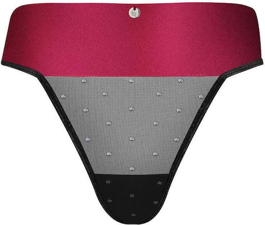 Obsessive Tienesy String Black / Red