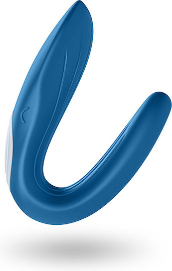 Satisfyer Double Whale Δονητής για Ζευγάρια Μπλε
