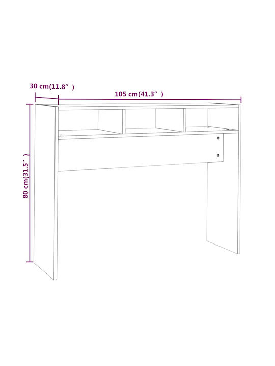 Wooden Console Table L105xW30xH80cm