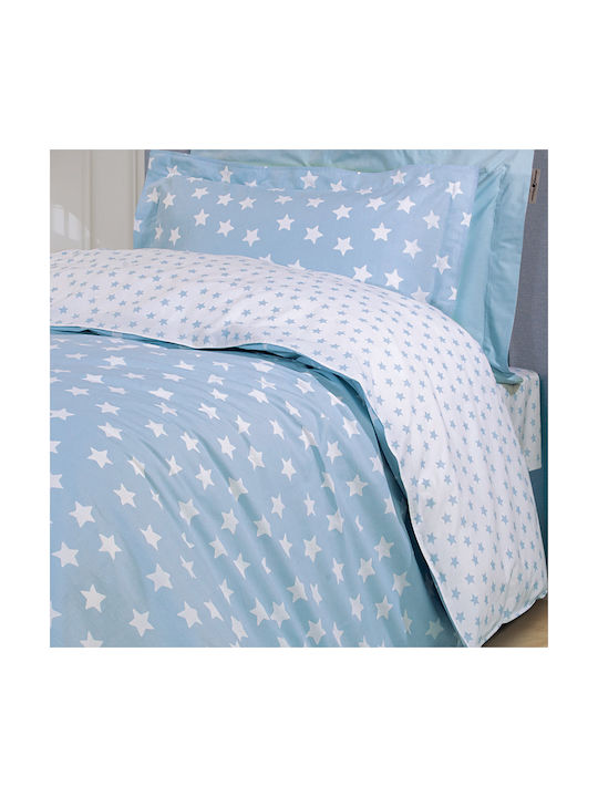 Greenwich Polo Club Kids Duvet Single with Microfiber Filling 8823 Light Blue 160x240cm