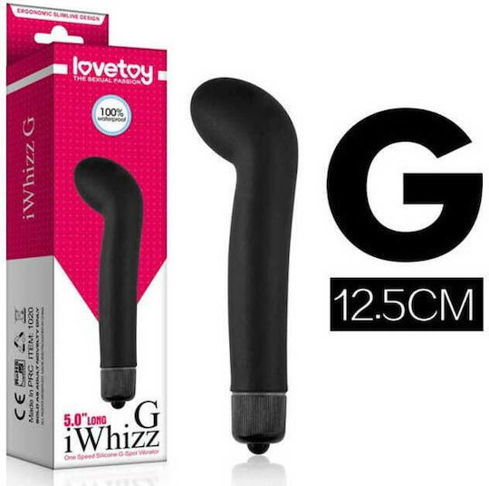 Lovetoy iWhizz G Vibrator G-Spot 12.5cm Negru