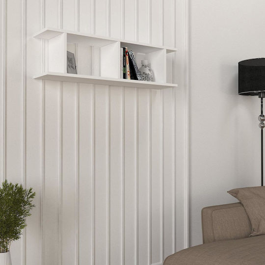 Vera Wall Shelf White 100x22x28cm