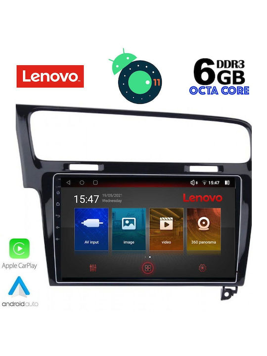 Lenovo Ηχοσύστημα Αυτοκινήτου για VW Golf 7 2013-2020 (Bluetooth/USB/WiFi/GPS) με Οθόνη Αφής 10"
