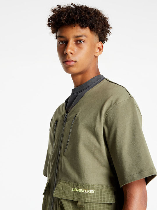 23 Engineered Sportliche Herrenjacke Medium Olive