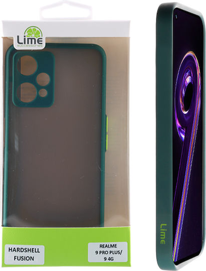 Lime Hardshell Fusion Camera Guard Back Cover Πλαστικό Green With Yellow Keys (Realme 9 / 9 Pro+)
