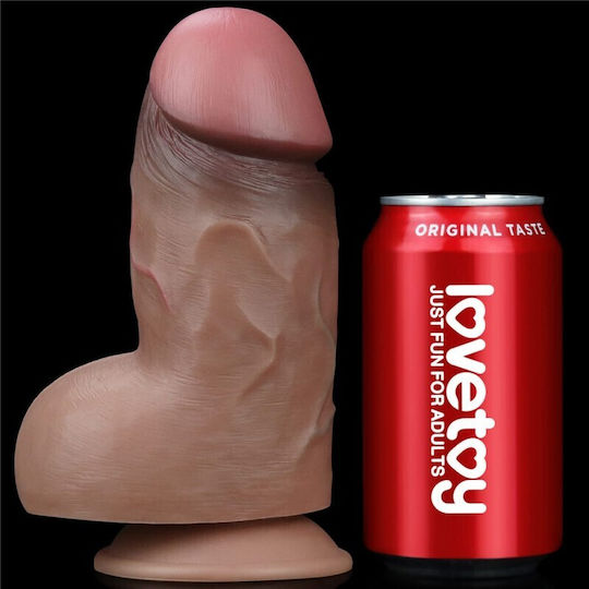 Lovetoy Реалистично дилдо с Топки и Вендуза Плът 18см