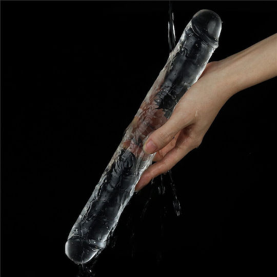 Lovetoy Flawless Double Dildo Transparent 30cm