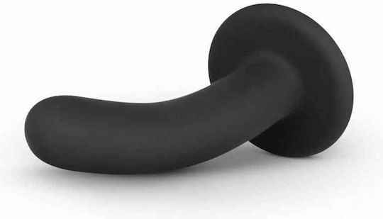 No Parts Logan Dildo with Base Dildo με Βεντούζα Black 13.5cm