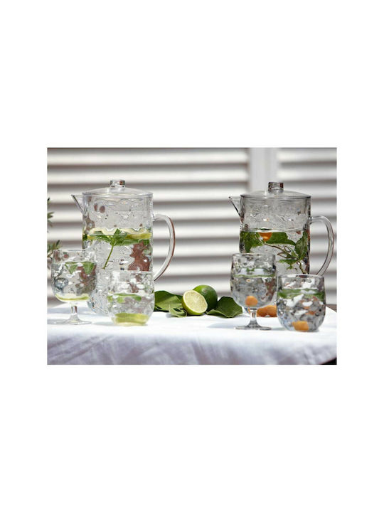 Marine Business Glass Set Water made of Plastic 6pcs