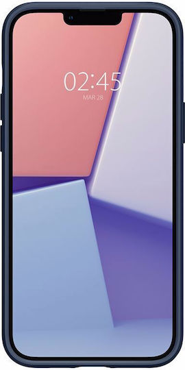 Spigen Liquid Air Back Cover Σιλικόνης Navy Μπλε (iPhone 14 Plus)