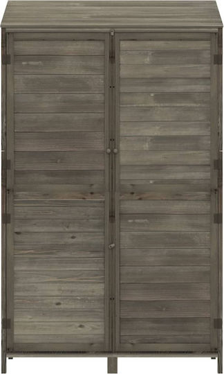Wooden Garden Shed Anthracite M1.02xW0.52xH1.745m