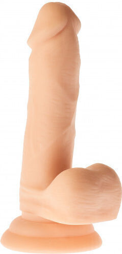 Dream Toys Mr. Dixx Naughty Nick Dildo Ρεαλιστικό Dildo με Όρχεις και Βεντούζα Flesh 14cm