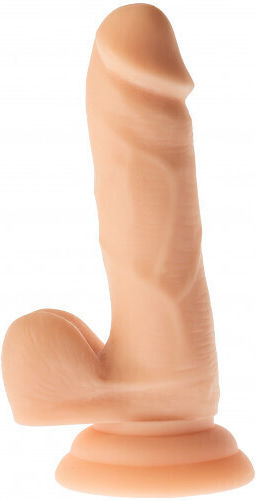 Dream Toys Mr. Dixx Naughty Nick Dildo Ρεαλιστικό Dildo με Όρχεις και Βεντούζα Flesh 14cm