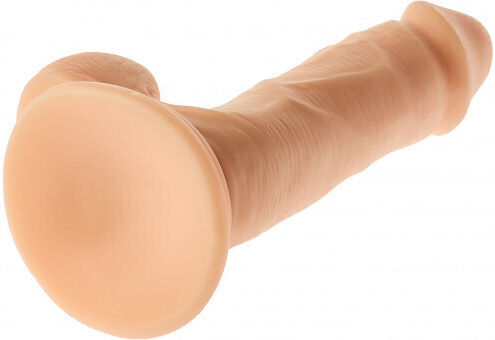 Dream Toys Mr. Dixx Naughty Nick Dildo Ρεαλιστικό Dildo με Όρχεις και Βεντούζα Flesh 14cm