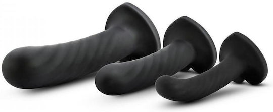 Temptasia Twist Kit 3 τμχ Dildo Μαύρο 18cm