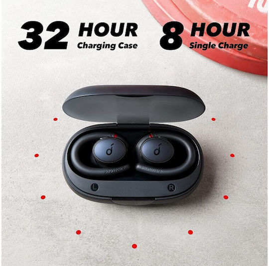 Soundcore by Anker Sport X10 In-ear Bluetooth Handsfree Earphones with Sweat Resistance and Charging Case Black