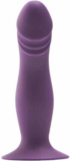 Dream Toys Flirts Pleasure Dildo Glass Dildo With Suction Cup Purple 37cm