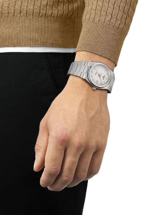 Tissot PRX Men's Watch 40mm Battery with Silver Metal Bracelet