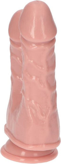 Toyz4lovers Double Dildo Caino e Abele Двойно дилдо Със смукателна чашка Плът 15.5см