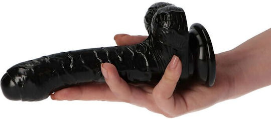 Toyz4lovers Eros Dildo Реалистично дилдо с Топки и Вендуза Черно