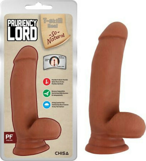 Chisa Novelties Pruriency Lord Realistisches Dildo mit Hoden und Saugnapf Latin 17.5cm
