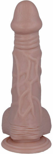 Intense Mr Intense Realistic Cock 25 Glass Dildo with Balls and Suction Cup Flesh 21.8cm
