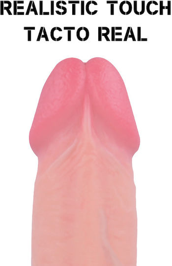 Rock Army Glass Dildo With Suction Cup Flesh 14cm