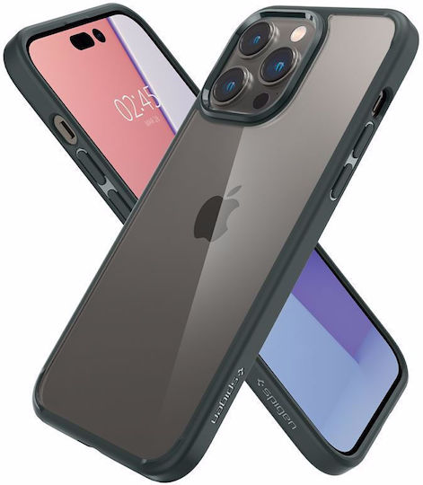 Spigen Ultra Hybrid Back Cover Plastic 2mm Abyss Green (iPhone 14 Pro Max)