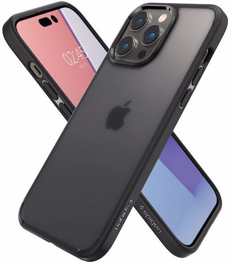 Spigen Ultra Hybrid Back Cover Plastic 2mm Frost Black (iPhone 14 Pro Max)