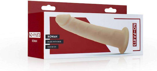 No Parts Rowan Realistic Dildo Glass Dildo With Suction Cup Flesh 20cm