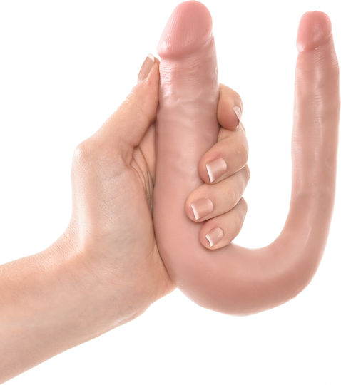 King Cock Small Double Trouble Διπλό Dildo Light 13cm