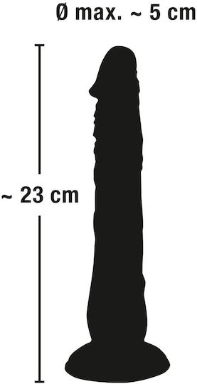 You2Toys European Lover Thin Realistisches Dildo Mit Saugnapf Fleisch 18cm