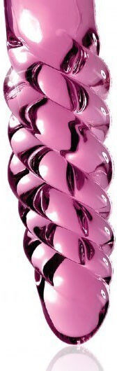 Icicles Icicles No.57 Γυάλινο Dildo Ροζ 23cm