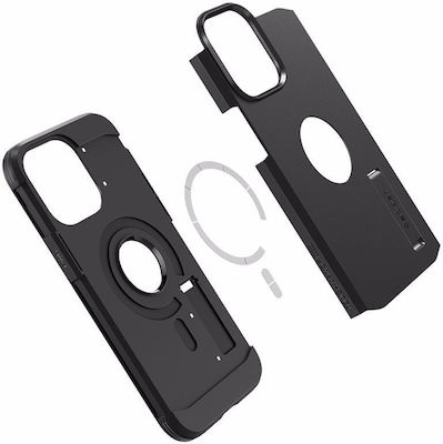 Spigen Tough Armor MagFit Plastic Back Cover Durable Black (iPhone 14 Pro)