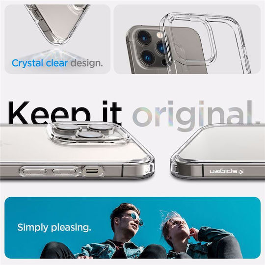 Spigen Ultra Hybrid Back Cover Plastic 2mm Crystal Clear (iPhone 14 Pro)