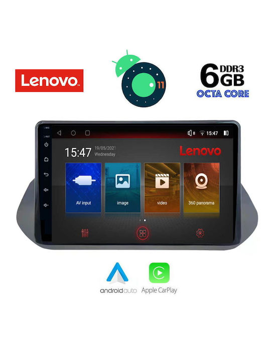 Lenovo Sistem Audio Auto pentru Nissan Qashqai 2021 (Bluetooth/USB/AUX/WiFi/GPS/Partitură) cu Ecran Tactil 10"