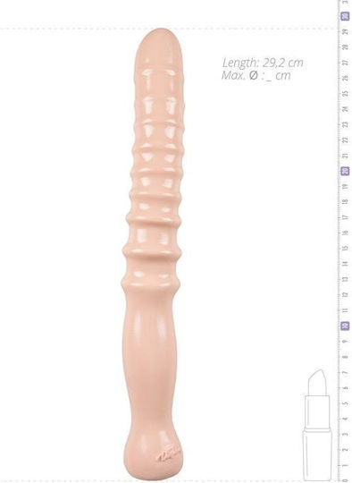Doc Johnson Anal Twist Dildo Anal Flesh 17.8cm