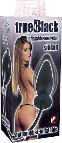 You2Toys True Black Πρωκτική Σφήνα Μαύρη 11.5cm