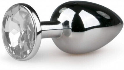 Naughty Toys Πρωκτική Σφήνα Medium Ασημί 8cm